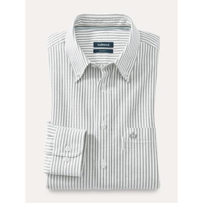 Walbusch Herren Premium Oxford-Hemd Gruen gestreift Image