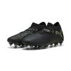 Fußballschuh PUMA "FUTURE 8 MATCH MxSG Fußballschuhe Erwachsene", Gr. 46, schwarz fizzy light grün terrain gelb, Obermaterial: Textil, Synthetik; Futter: Textil, Synthetik; Innensohle: Textil; Laufsohle: Synthetik, Schuhe
