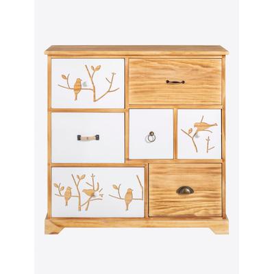 Kommode HEINE HOME, beige (natur, weiß), B:85cm H:85cm T:36cm, MDF, Sideboards Image