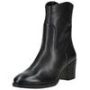 Stiefelette MARCO TOZZI "Marco Tozzi Stiefelette Leder", Damen, Gr. 38, schwarz, Leder, casual, Schuhe