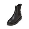 Chelseaboots MARC O'POLO "aus edlem Rindleder", Damen, Gr. 40, schwarz, Obermaterial: 100% Leder (Rind), unifarben, Schuhe
