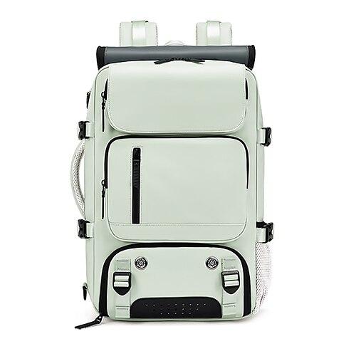 Herren Rucksack Schulranzen Funktionaler Rucksack Schulrucksack Schule Outdoor Täglich Einfarbig Polyester Oxford Stoff Nylon Großes Fassungsvermögen Wasserdicht Mehrfach tragbar Reißverschluss