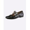 Ballerina HEINE, Damen, Gr. 42, schwarz, Leder, Glattleder, Lackleder, Lackleder, modisch, Schuhe