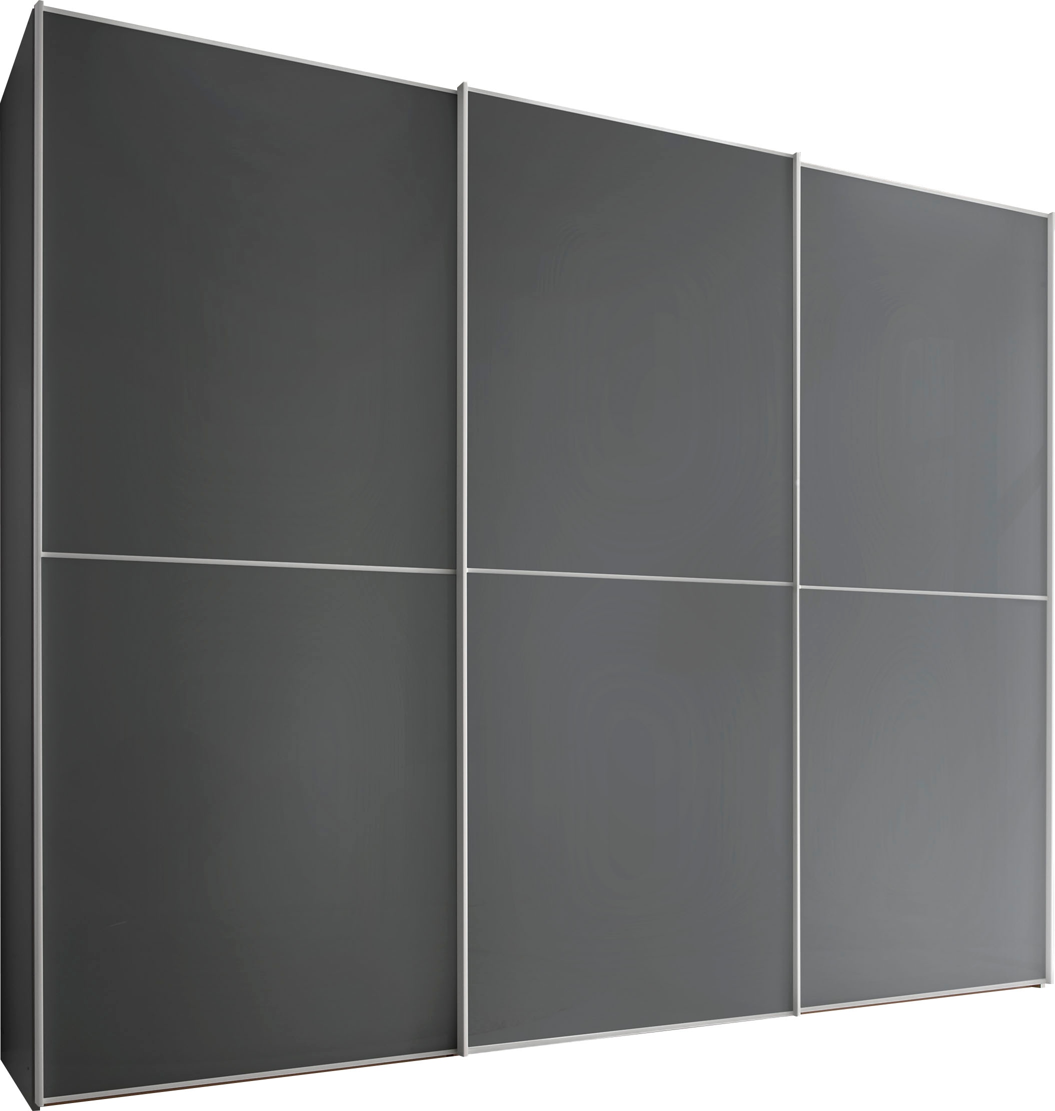 Schwebetürenschrank STAUD "Sinfonie Plus, edles Design in hochwertiger Qualität, Made in Germany", vulkan, B:280cm H:240cm T:68cm, Holzwerkstoff, Schränke, Schwebetürenschrank, Mit vier verschiedenen Ausstattungsvarianten Image