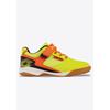 Hallenschuh LOTTO, Gr. 34, gelb (fr.gelb, fr.orange), Synthetik, Mesh, sportlich, Schuhe, - mit nicht-färbender Sohle