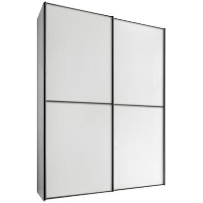 Schwebetürenschrank STAUD "Sinfonie Plus, edles Design in hochwertiger Qualität, Made in Germany", weiß, B:167cm H:222cm T:68cm, Holzwerkstoff, Schränke, Mit vier verschiedenen Ausstattungsvarianten Image