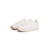 Sneaker TOMMY HILFIGER "HERITAGE FASHION RUNNER MIX MAT", Damen, Gr. 39, weiß, Nappaleder, sportlich, Schuhe, Freizeitschuh, Halbschuh, Schnürer mit seitlichem Logoschriftzug
