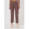 Cordhose FRESHLIONS "Eliana", Damen, Gr. S, EURO-Größen, braun, 98% Baumwolle, 2% Elasthan, unifarben, casual, Hosen, im klassischen Design