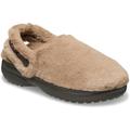 Clog CROCS "Classic Unfurgettable Clog", Damen, Gr. 39, hellbraun, milk chocolate, Croslite, Textil, Fellimitat, casual, Schuhe, Hausschuh, Freizeitschuh mit schwenkbarem Fersenriemen