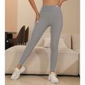 leggings aderenti elasticizzati a vita alta, spessi e foderati in pile invernale da donna, per abbigliamento esterno, pantaloni attillati