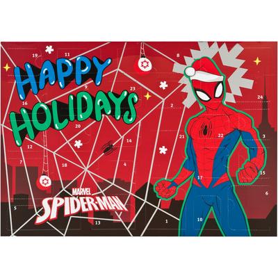 Spielzeug-Adventskalender UNDERCOVER "Spider Man", rot (bunt), Adventskalender, KinderB:42cm H:29,7cm T:3cm, Kunststoff, B:42cm H:29,7cm T:3cm