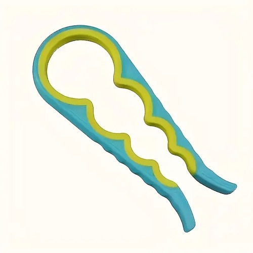 4-in-1 Multifunktions-Dosen- und Glasöffner, tragbarer rutschfester Griff für die Küche Bar-Tool, ideales Geschenk für Arthritis-Patienten, langlebiges Kunststoffdesign, kein Strom erforderlich