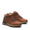Schnürboots TIMBERLAND "SPRINT TREKKERMID LACE UP SNEAKER", Gr. 41, braun (medium orange full grain), Leder, Synthetik, sportlich, Schuhe, Winterschuhe, Sneakerboots, Winterboots