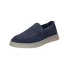 Slipper BUGATTI "bugatti Slipper Veloursleder", Herren, Gr. 43, blau, Veloursleder, casual, Schuhe