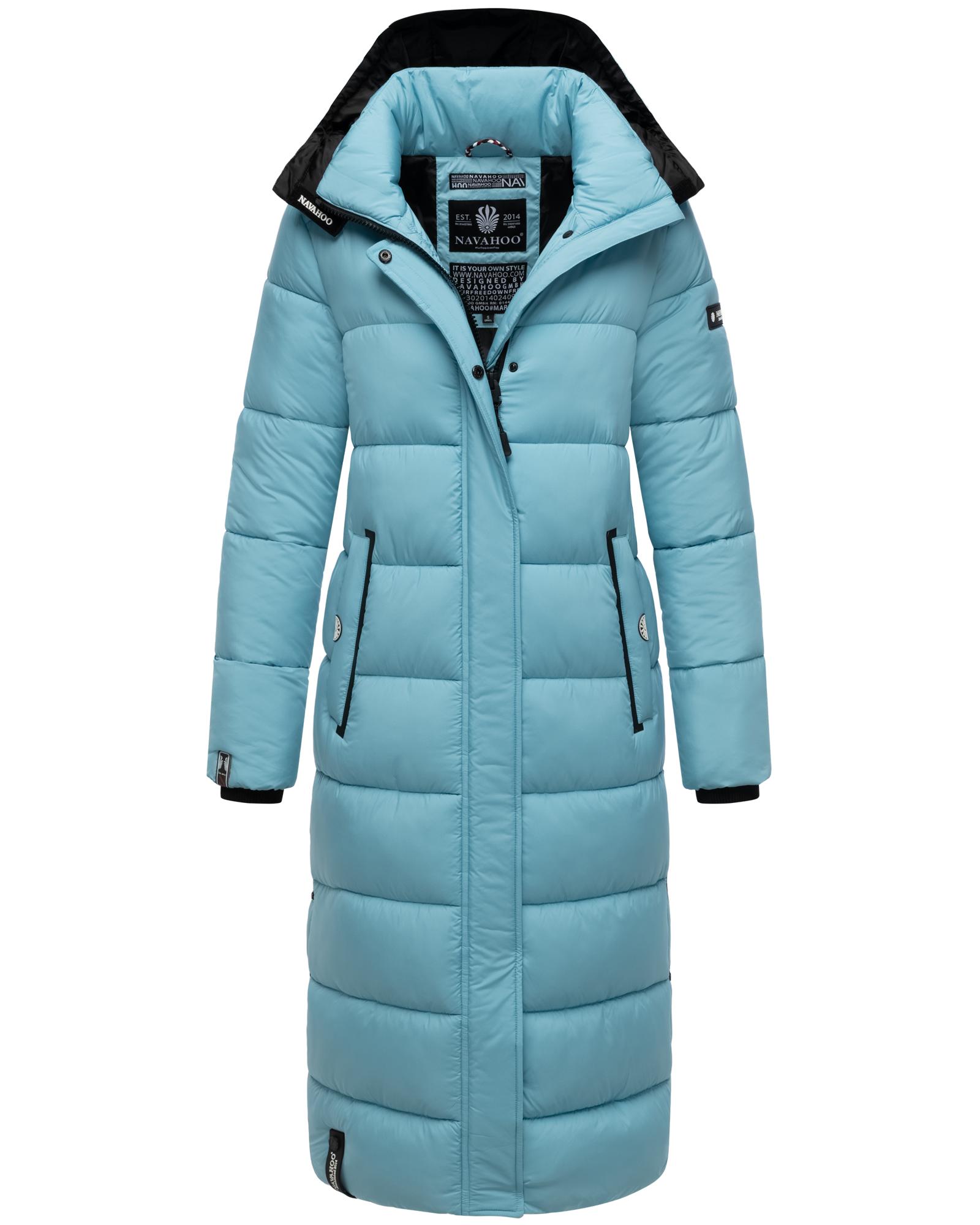 Steppmantel NAVAHOO "Isalie", Damen, Gr. XL(42), blau (himmelblau), Oberstoff: 100% Polyester, Futter: 100% Polyester, Wattierung: 100% Polyester, Ärmelfutter: 100% Polyester, Modisch, oversize ca. Mitte Wade, Ärmel ohne Ärmelschlitz... Image