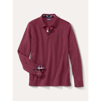 Walbusch Herren Premium Polo Shirt Supersoft Rot Image
