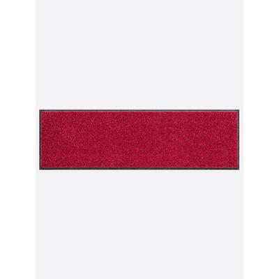 Fußmatte SALONLOEWE Gr. 4, rot (weinrot), B:40cm H:7mm L:190cm, Polyamid, Kunstfaser, Teppiche Image