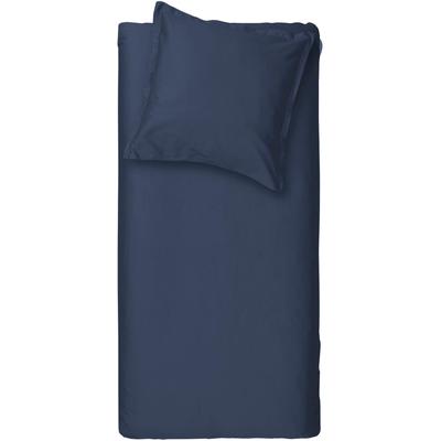 Bettwäsche CINDERELLA "Plain Sundays", blau (navy), B/L: 155cm x 220cm, , Satin, B/L: 80cm x 80cm, Satin, Obermaterial: 100% Baumwolle, Bettwäsche, mit Stehsaum Image