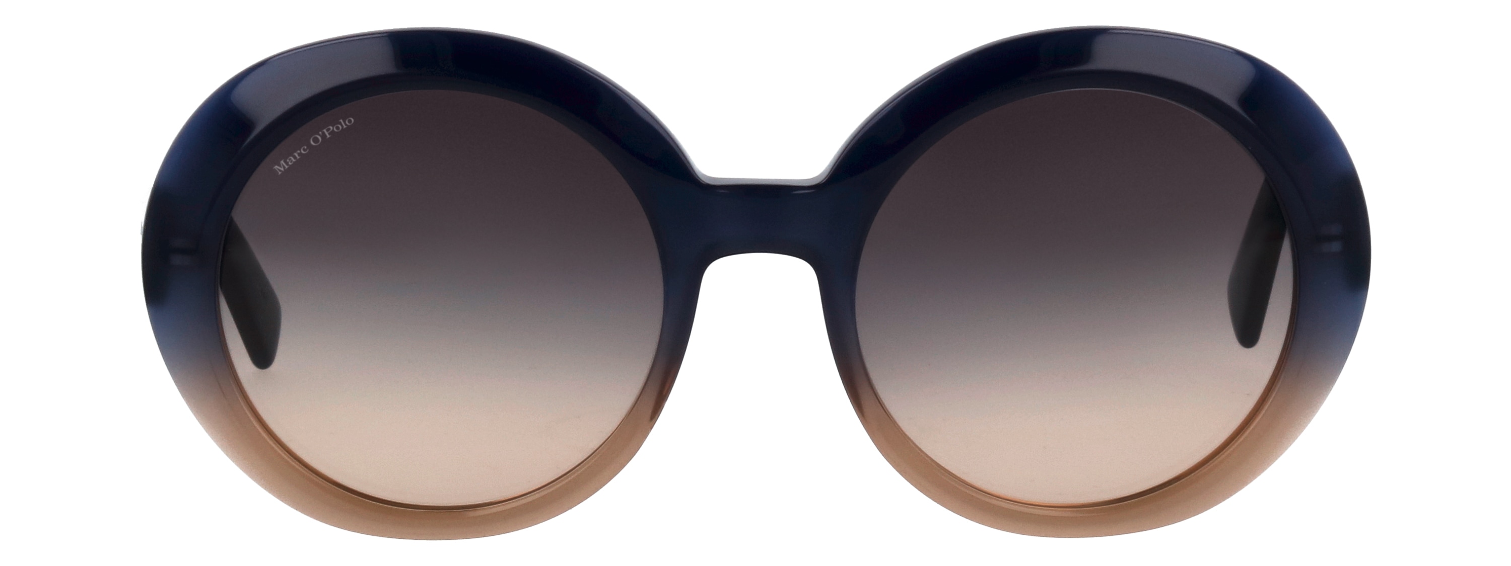 Sonnenbrille MARC O'POLO "Marc O'Polo EYEWEAR Sonnenbrille", Damen, Gr. onesize, braun (navy, braun verlauf), Sonnenbrillen Image
