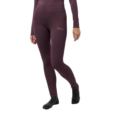 Thermoleggings JACK WOLFSKIN "INFINITE WARM PANTS W", Damen, Gr. M (38/40), Normalgrößen, lila (amaranth), Oberstoff: 92% Polyester, 8% Elastan, Hosen Image