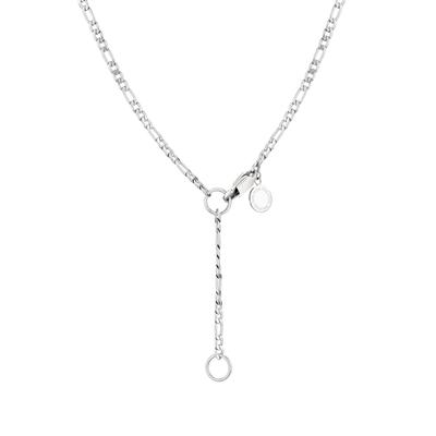 Charm-Kette COOL TIME "Schmuck Geschenk Edelstahl Halskette The Cool Chunky Chain", silber (silberfarben), Halsketten, Mädchen, Edelstahl, L: 41cm B: 2mm, B:2mm Image