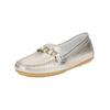 Mokassin IGI & CO "IGI & CO Mokassin Leder", Damen, Gr. 39, grau (taupe), Leder, casual, Schuhe