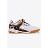Hallenschuh LOTTO, Gr. 26, weiß (weiß, gold), Synthetik, Mesh, sportlich, Schuhe, - mit nicht-färbender Sohle