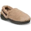 Clog CROCS "Classic Unfurgettable Clog", Damen, Gr. 36, hellbraun, milk chocolate, Croslite, Textil, Fellimitat, casual, Schuhe, mit Fersenriemen
