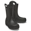 Gummistiefel CROCS "Handle It Rain Boot", Damen, Gr. 39, schwarz, Croslite, casual, Schuhe, mit Tragegriffe
