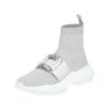 Sneaker STEVE MADDEN "STEVE MADDEN Sneaker Textil", Damen, Gr. 39, grau, Textil, casual, Schuhe