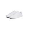 Sneaker TOMMY HILFIGER "PREMIUM DRESS CUPSOLE LTH", Herren, Gr. 43, weiß, Nappaleder, sportlich, Schuhe, Freizeitschuh, Halbschuh, Schnürer mit Flaggen-Emblem an der Ferse