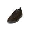 Schlupfboots MARC O'POLO "aus softem Veloursleder", Damen, Gr. 43, braun (coffee), Obermaterial: 100% Leder (Rind), unifarben, Schuhe