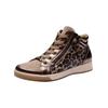 Sneaker ARA "Ara Sneaker Glattleder", Damen, Gr. 42, braun (leopard), Glattleder, casual, Schuhe