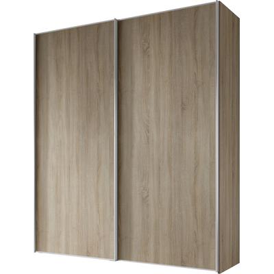 Schwebetürenschrank STAUD "Sinfonie Plus, edles Design in hochwertiger Qualität, Made in Germany", braun (sonoma eiche), B:188cm H:222cm T:68cm, Holzwerkstoff, Schränke, Mit vier verschiedenen Ausstattungsvarianten Image