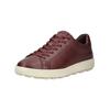 Sneaker GEOX "Geox Sneaker Leder", Herren, Gr. 41, rot (weinrot), Leder, casual, Schuhe