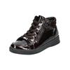 Sneaker ARA "Ara Sneaker Glattleder", Damen, Gr. 40, marone, Glattleder, casual, Schuhe