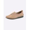 Schnürschuh ANDREA CONTI, Damen, Gr. 41, braun (camel), Leder, Rindsleder, Glattleder, modisch, Schuhe