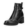 Stiefelette NERO GIARDINI "Nero Giardini Stiefelette Leder", Damen, Gr. 39, schwarz, Leder, casual, Schuhe