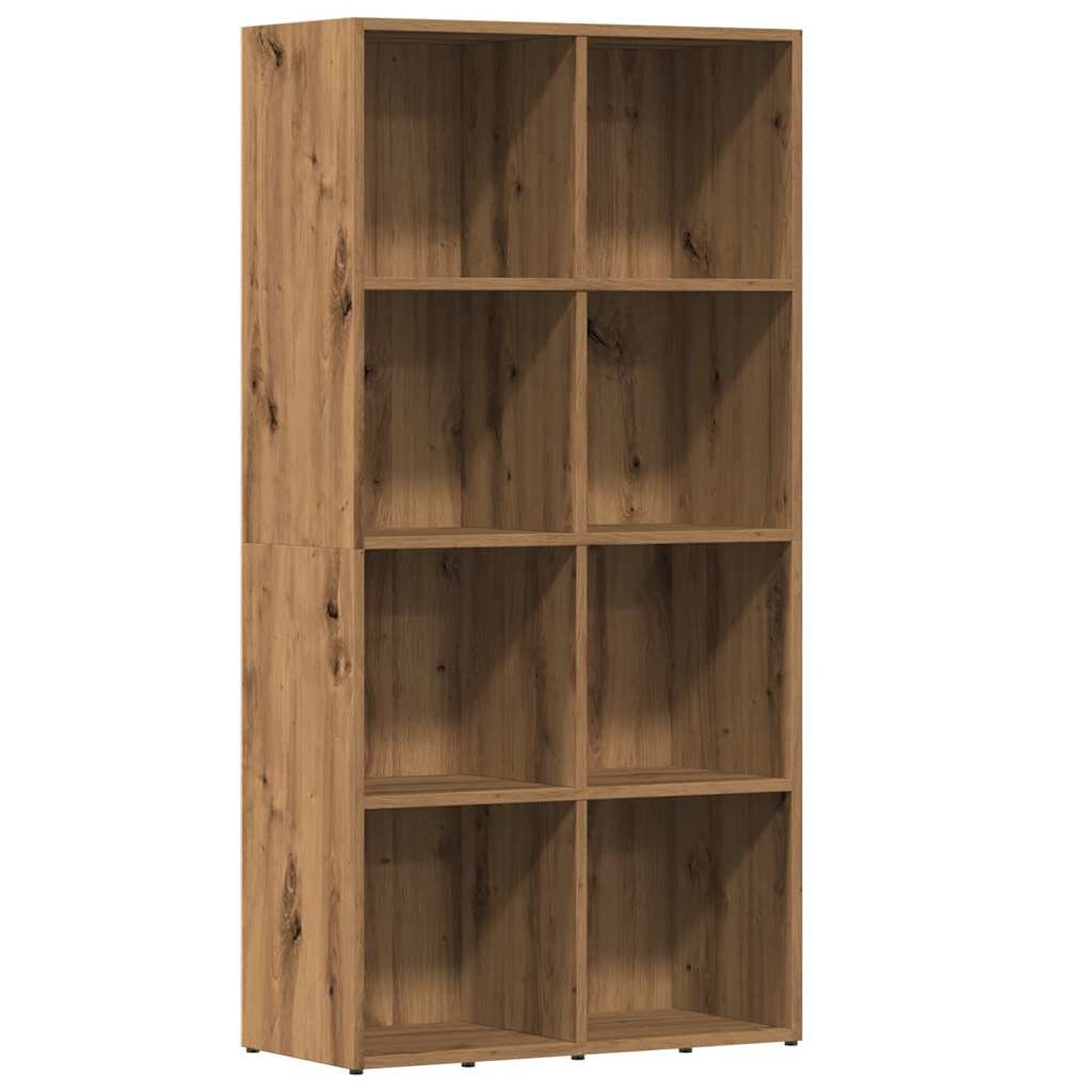 vidaXL Bücherregal Artisan-Eiche 66x30x130 cm Holzwerkstoff Image