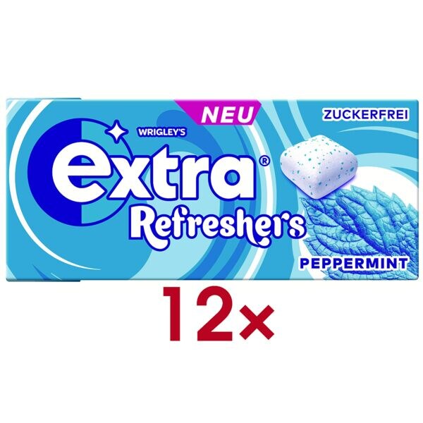 WRIGLEY´S Extra PROFESSIONAL 12er-Pack Kaugummis »Refreshers PEPPERMINT« 17,9 g türkis Image