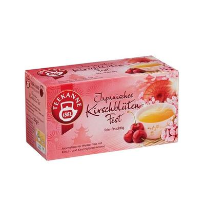 TEEKANNE Weißtee Japanisches Kirschblüten-Fest 20 Stück Tassenportion Papierkuvert Image