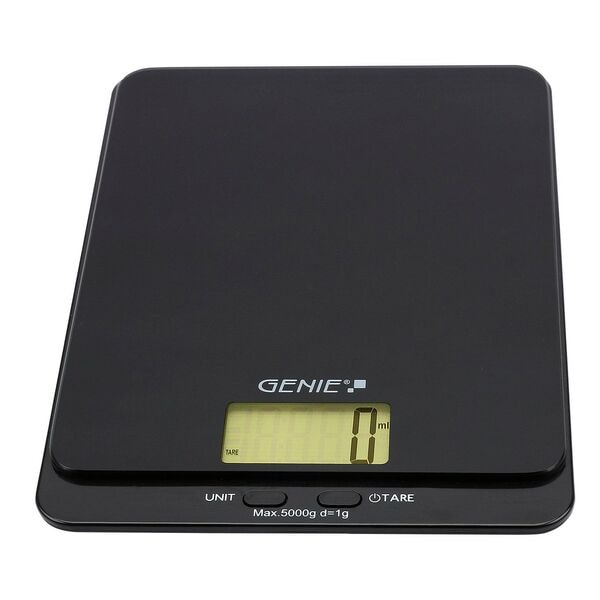 GENIE Briefwaage »DLS 5« bis 5 kg schwarz, 14.5x1.7x20 cm Image