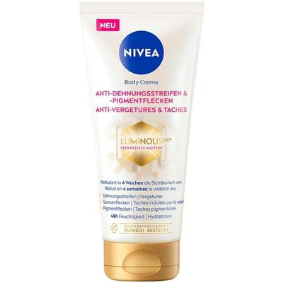 Nivea Body Creme »LUMINOUS630® ANTI-DEHNUNGSSTREIFEN & PIGMENTFLECKEN« 200.0 ml beige