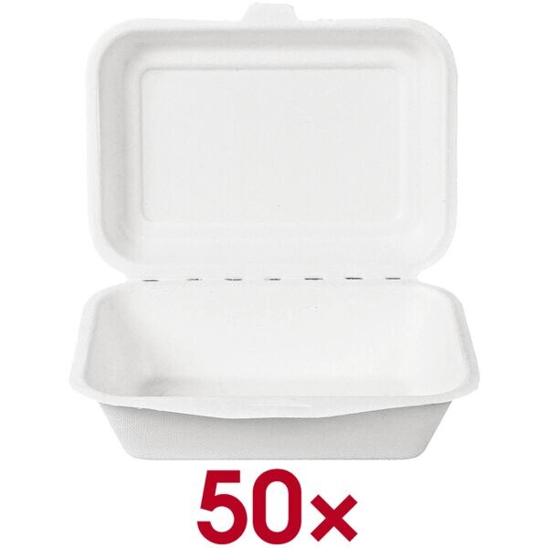 NATURE Star Einweg-Menüboxen 0.6 L 50 Stück, 13.5x6.5x18.5 cm Image