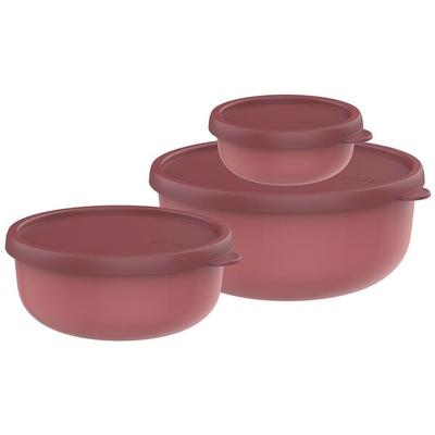 MEPAL 3-tlg. Frischhaltedosen-Set »Lumina 2.0« 250/750/1500ml rot Image