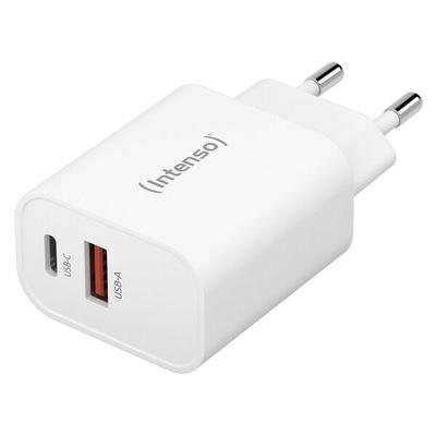 Intenso Ladeadapter W30AC USB A, USB C weiß Image