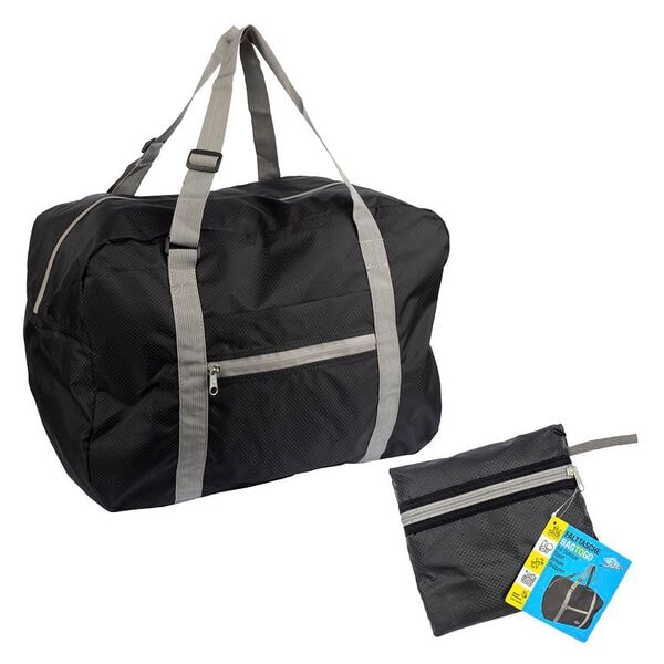 Wedo Reisetasche Nylon 582601 schwarz schwarz, 48x33x22 cm Image
