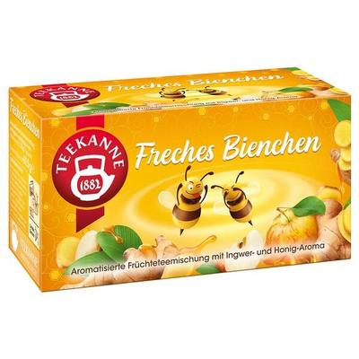 TEEKANNE Früchtetee Freches Bienchen 18 Stück Tassenportion Papierkuvert Image