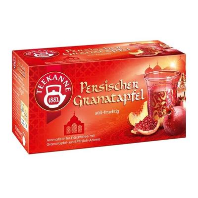 TEEKANNE Früchtetee Persischer Granatapfel 20 Stück Tassenportion Papierkuvert Image