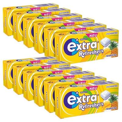 WRIGLEY´S Extra PROFESSIONAL 12er-Pack Kaugummis »Refreshers TROPICAL« 17,9 g Image
